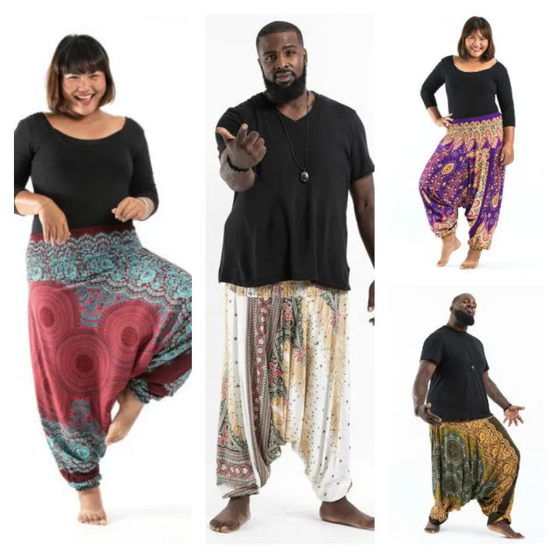 Assorted set of 10 Plus Size Thai Jumpsuit Harem Pants BESTSELLER