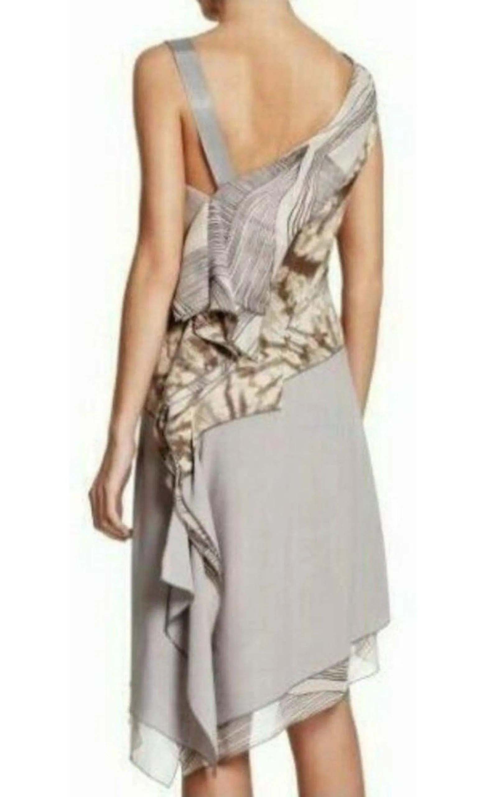 Asymmetrical Silk Dress