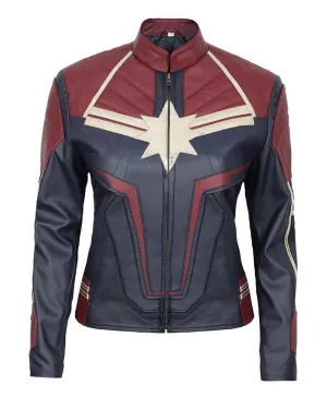 Avengers Endgame Captain Marvel Leather Jacket