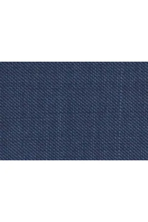 Baroni Blue Sharkskin Plain Front Pants