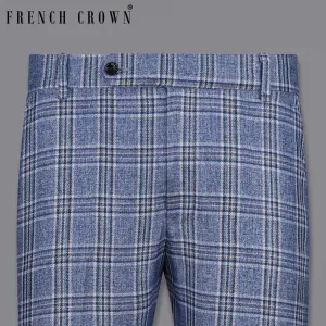 Bayoux Blue Plaid Pant