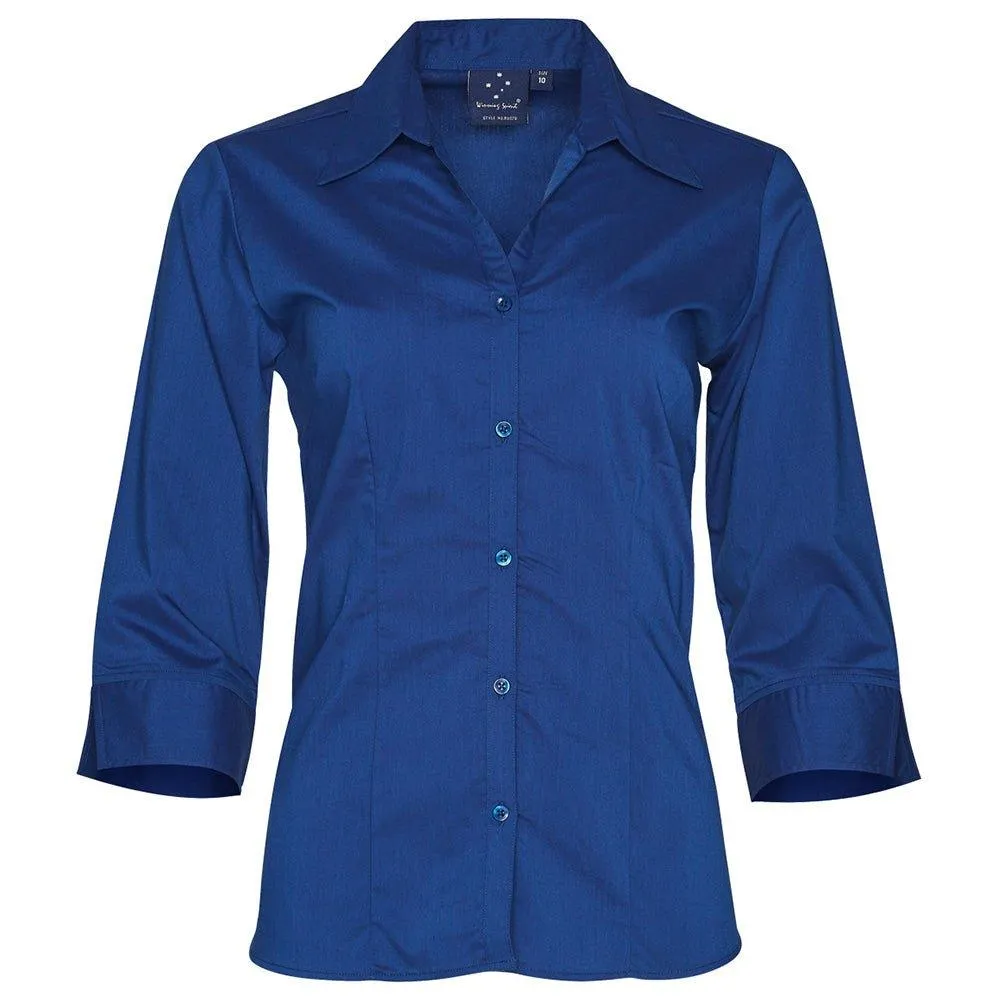 BS07Q Women's Teflon Executive 3/4 Sleeve Shirt