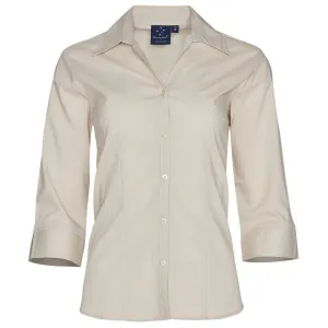 BS07Q Women's Teflon Executive 3/4 Sleeve Shirt