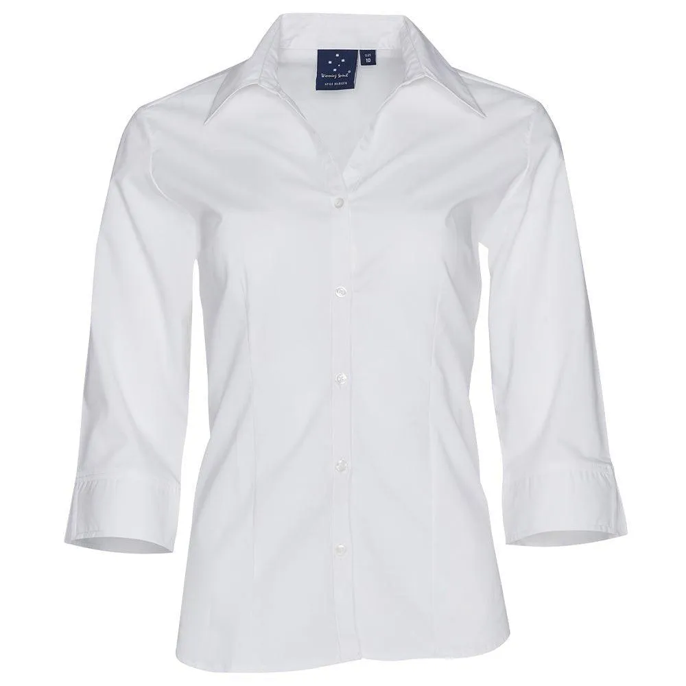 BS07Q Women's Teflon Executive 3/4 Sleeve Shirt