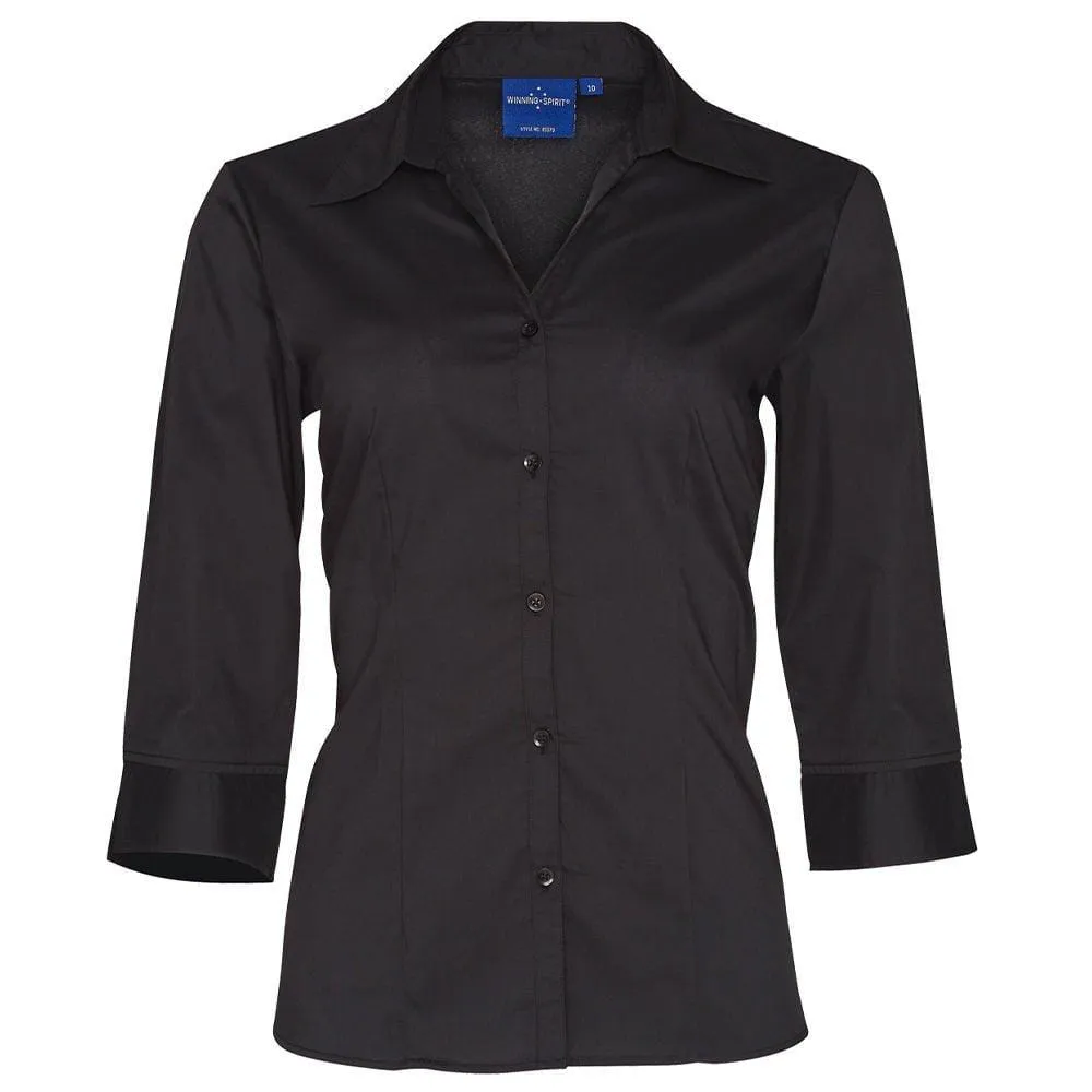 BS07Q Women's Teflon Executive 3/4 Sleeve Shirt