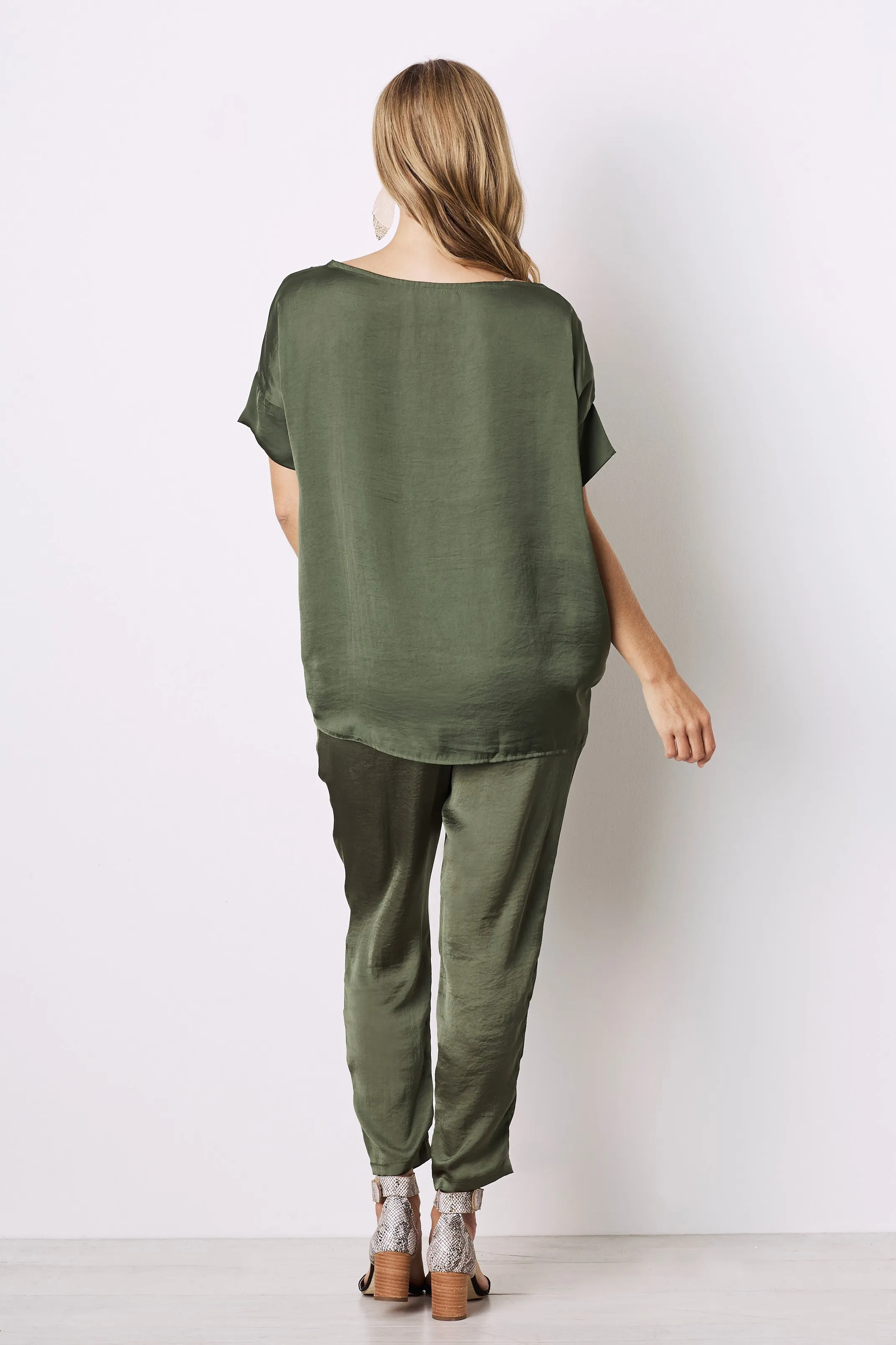 Camilla Pants Petite Olive