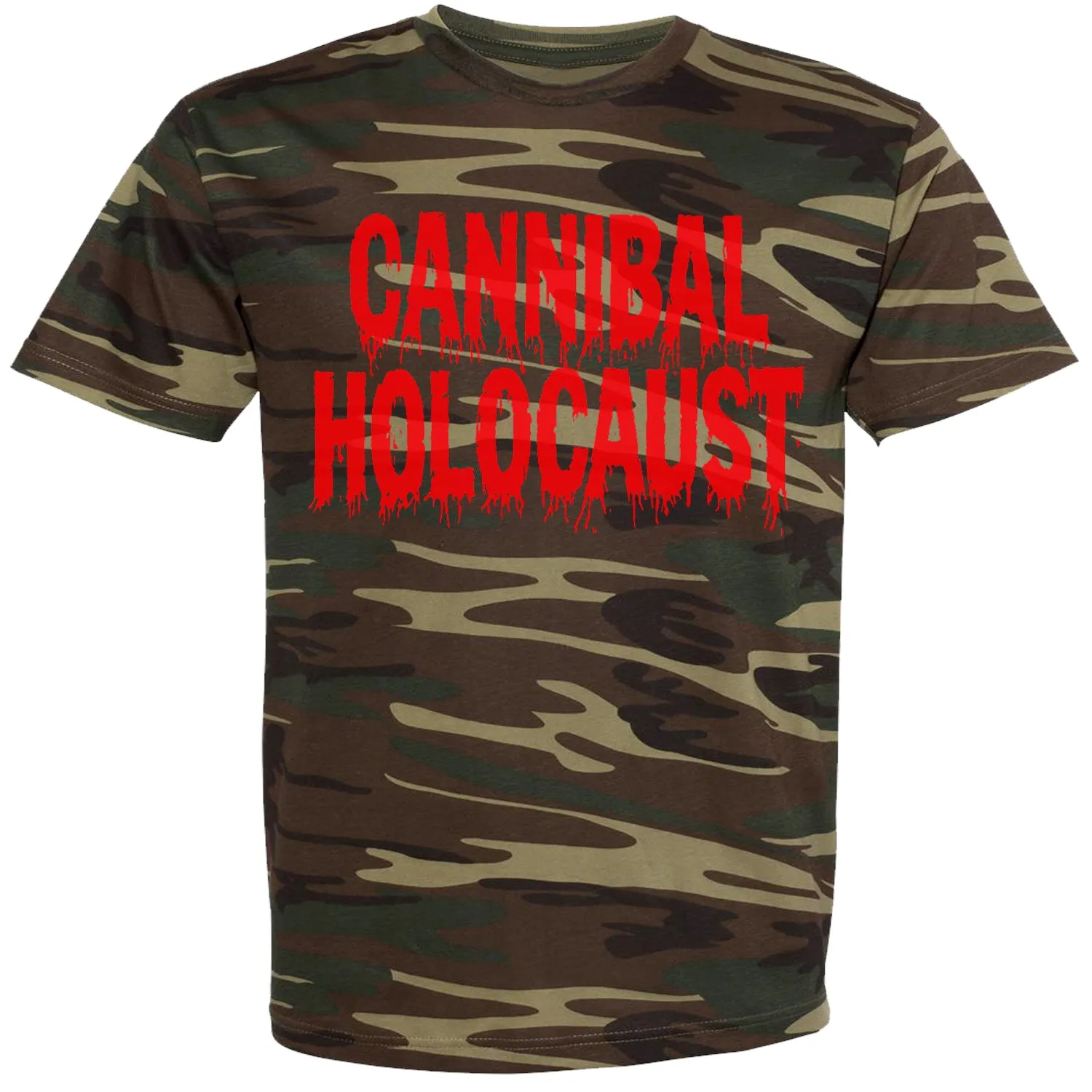 CANNIBAL HOLOCAUST CAMO LOGO SHIRT