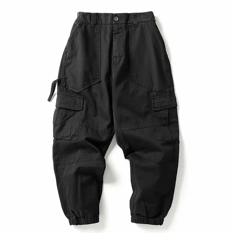 Casual High Quality Cargo Pants - Japanese Streetwear - Loose Jogging Trousers