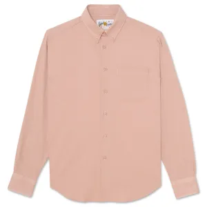 Easy Shirt - Cotton Silk Blend Twill - Pink