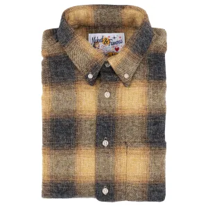 Easy Shirt - Tweedy Cotton Vintage Brushed - Yellow