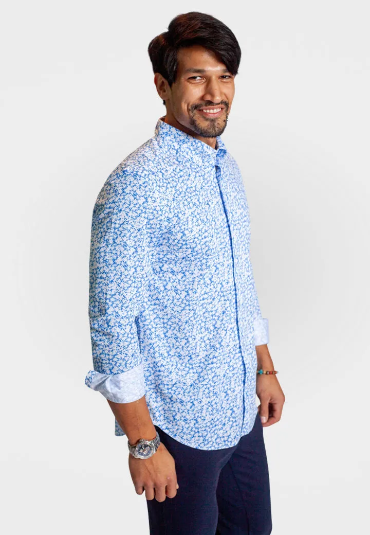 Five-O Floral Long Sleeve Tech Shirt