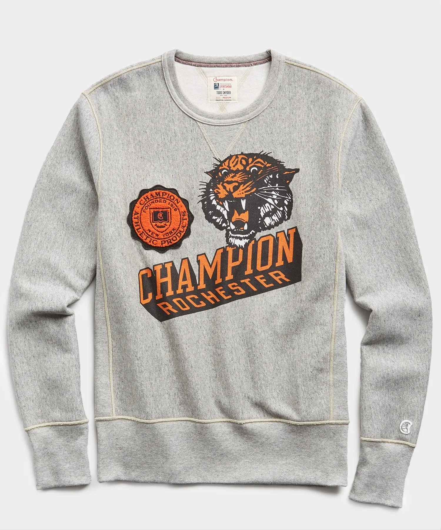 Fleece Rochester Tiger Graphic Sweatshirt