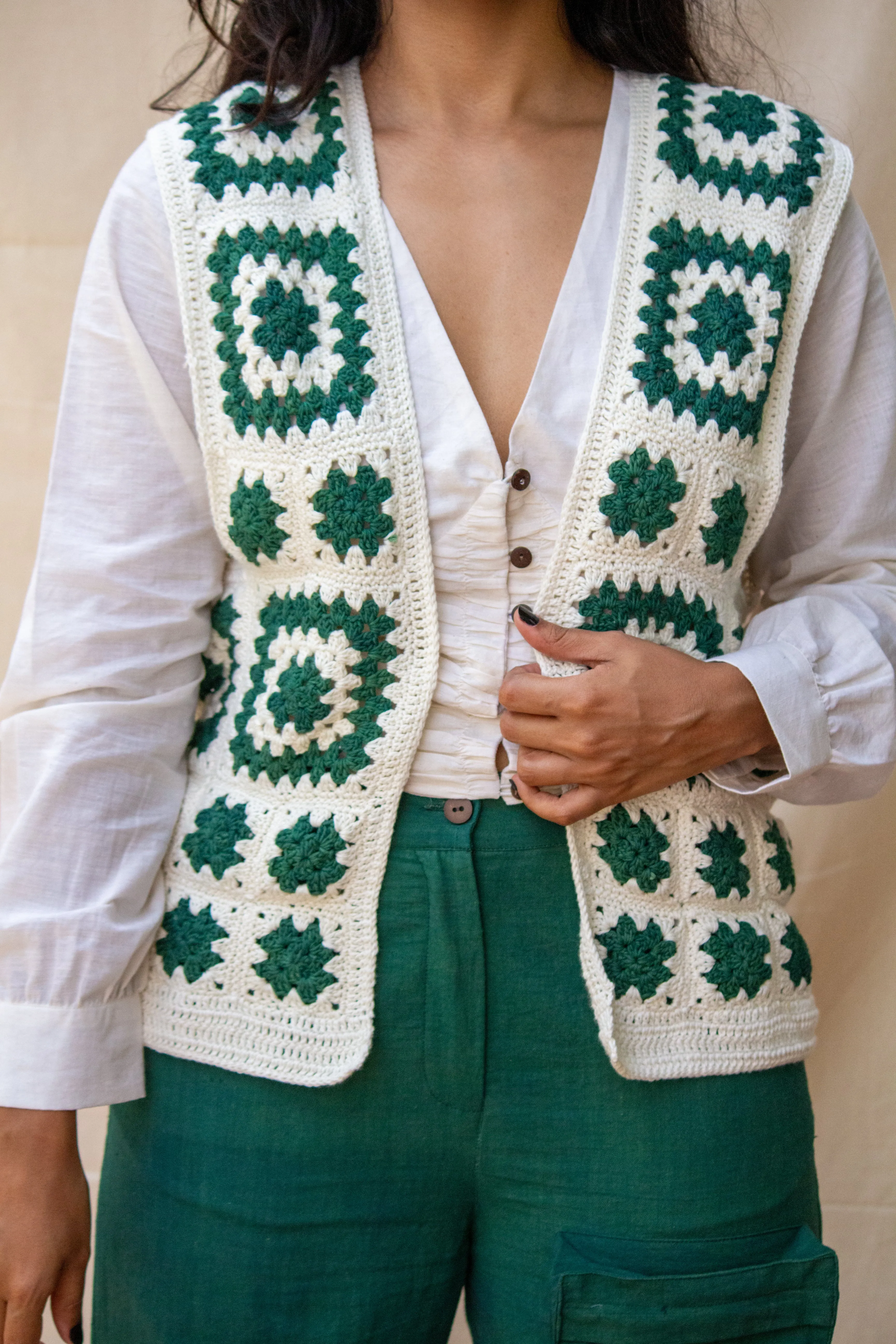 Float Crochet Vest