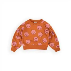 Girls Separates | Sweatshirt- Happy Face | CarlijnQ