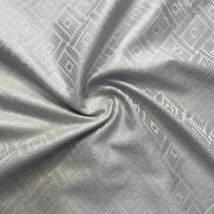 Grey Self Tanchui Cotton Silk Fabric 19662