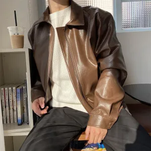 GS No. 14 Loose Leather Jacket