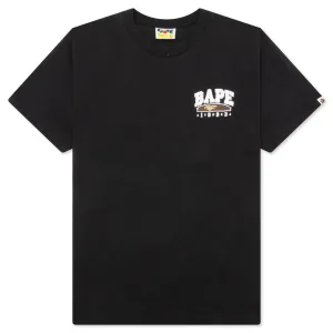 Hand Draw Bape Relaxed Fit Tee - Black