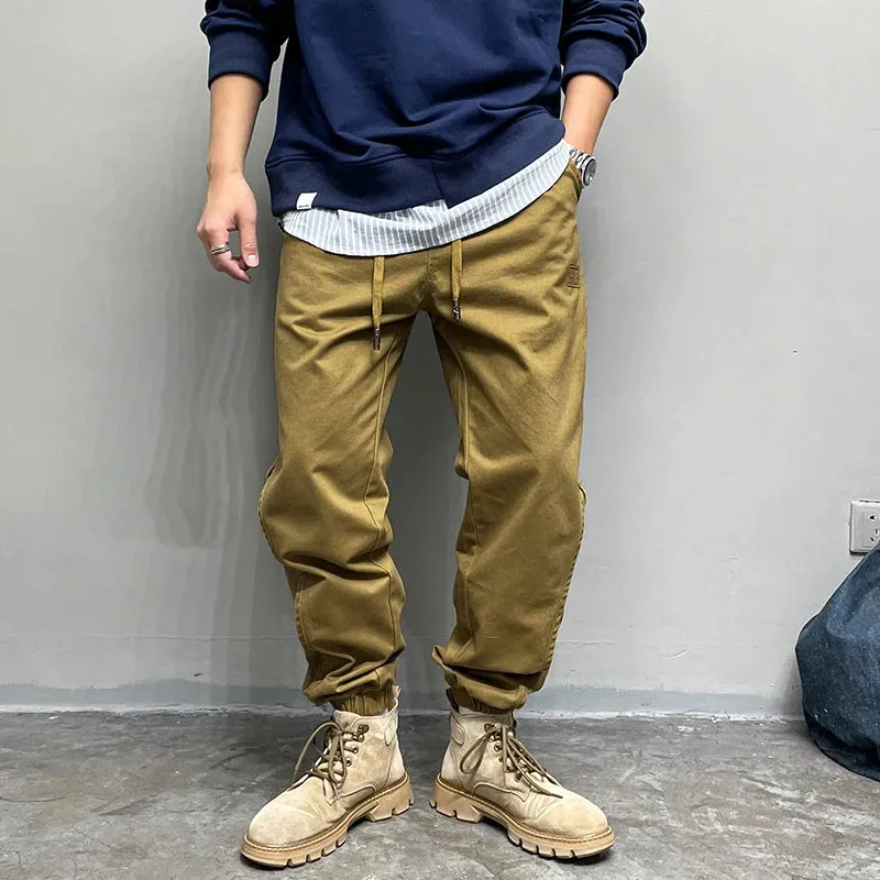 Japanese Streetwear High Quality Cargo Pants Men's Casual Joggers