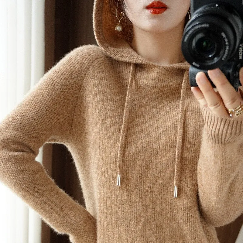 Leslie - Cashmere hoodie