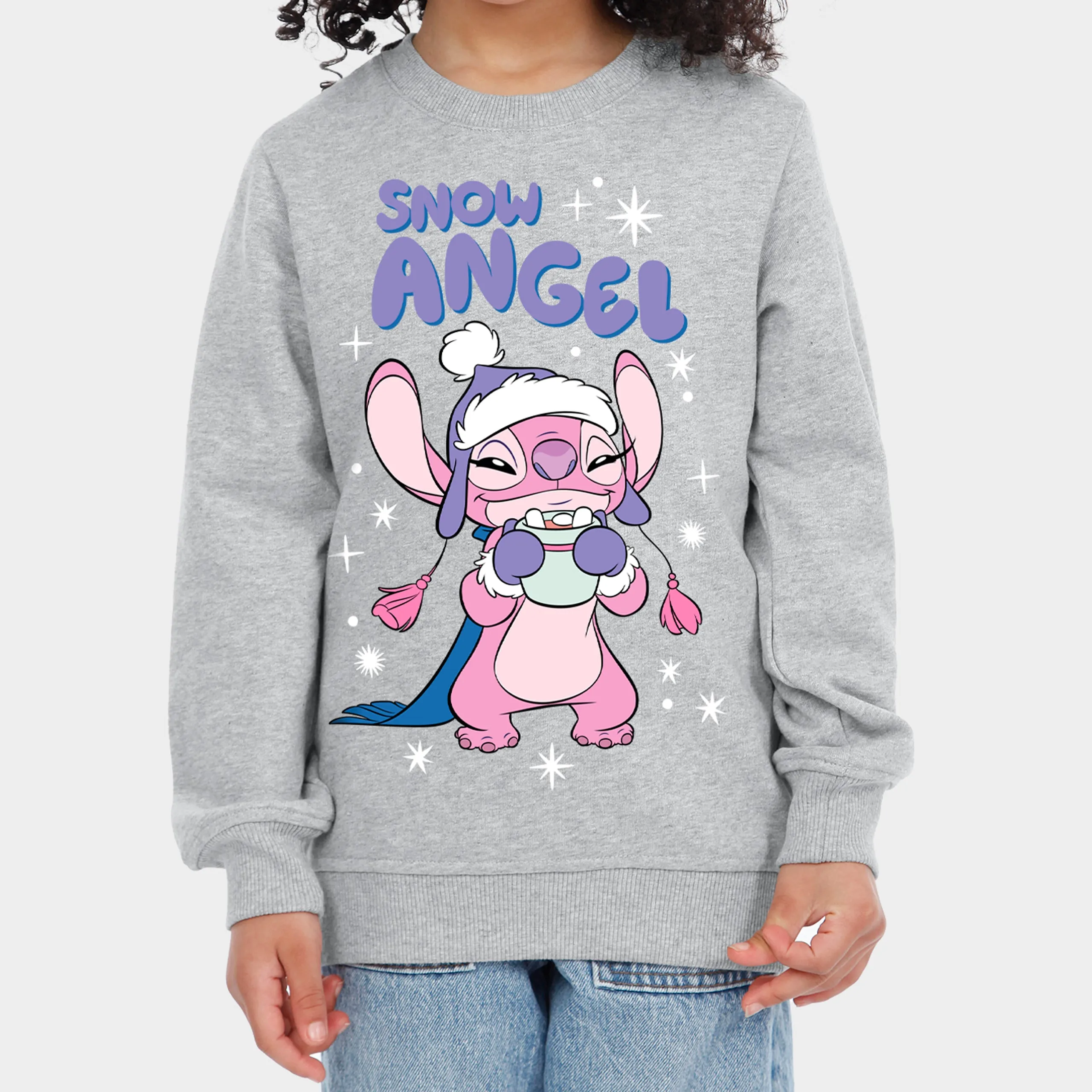 Lilo And Stitch Christmas Sweatshirt - Snow Angel