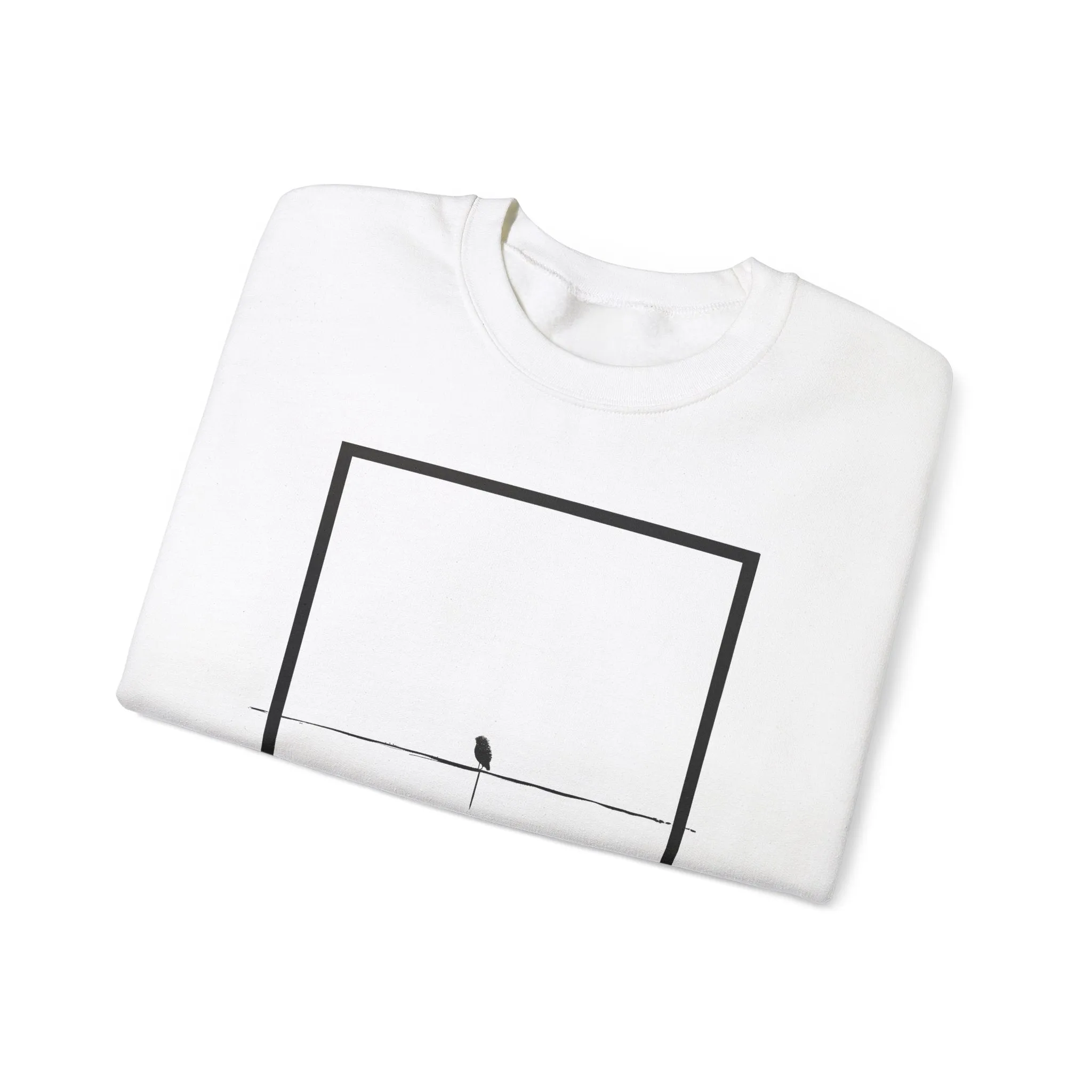 Minimalistic Framed Nature Graphic Sweatshirt