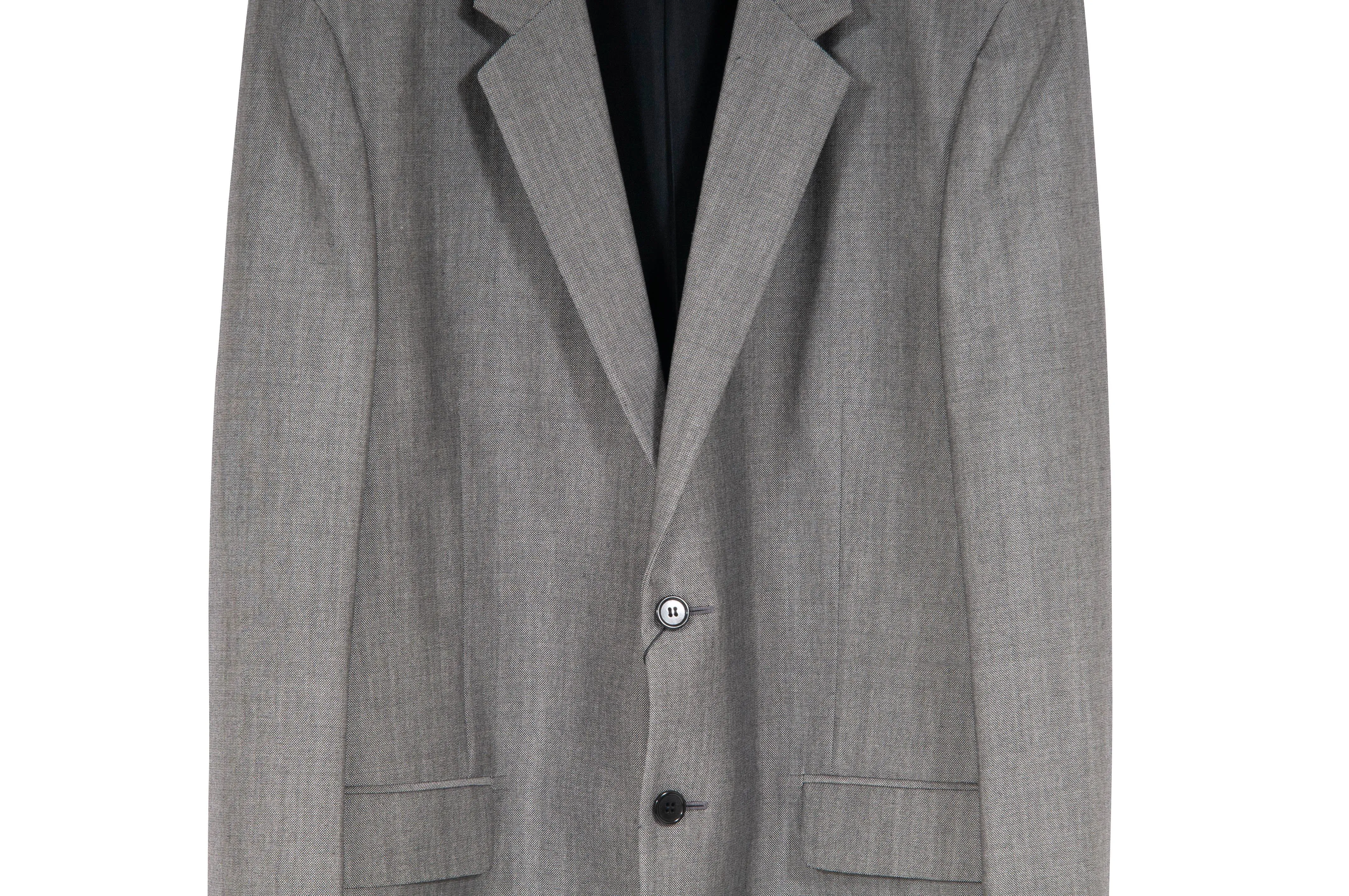 Mohair Wool Blazer (Gray)