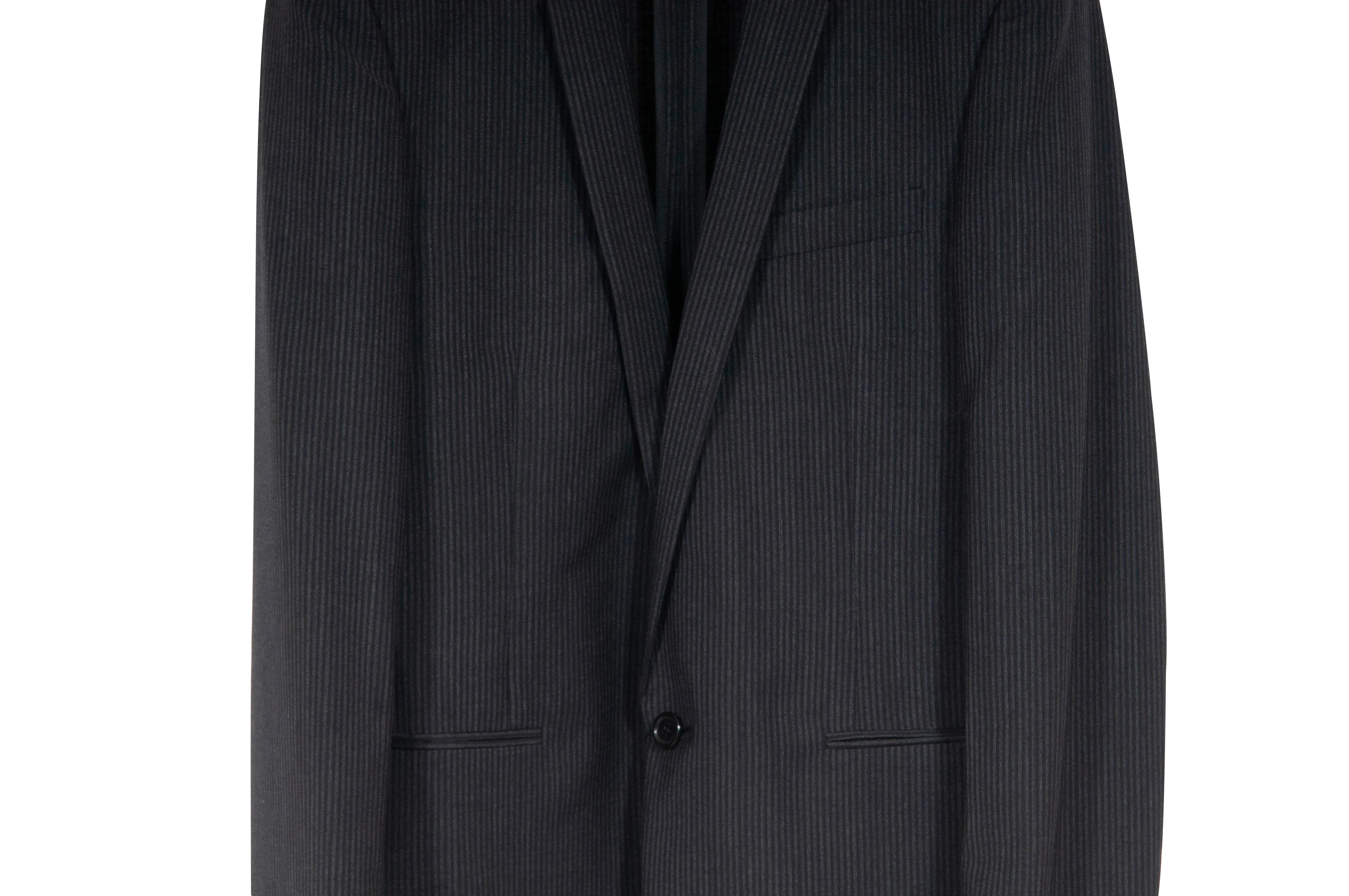 Mohair Wool Striped Blazer