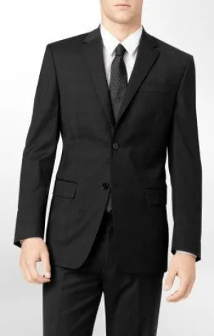 New Caravelli Black 2 Piece Regular Fit Suit