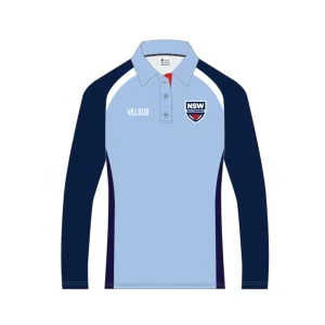 NSW All Schools Female Long Sleeve Sky Blue Playing Polo