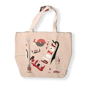 Portland Trail Blazers Mitchell & Ness Retro Team Logo Canvas Tote