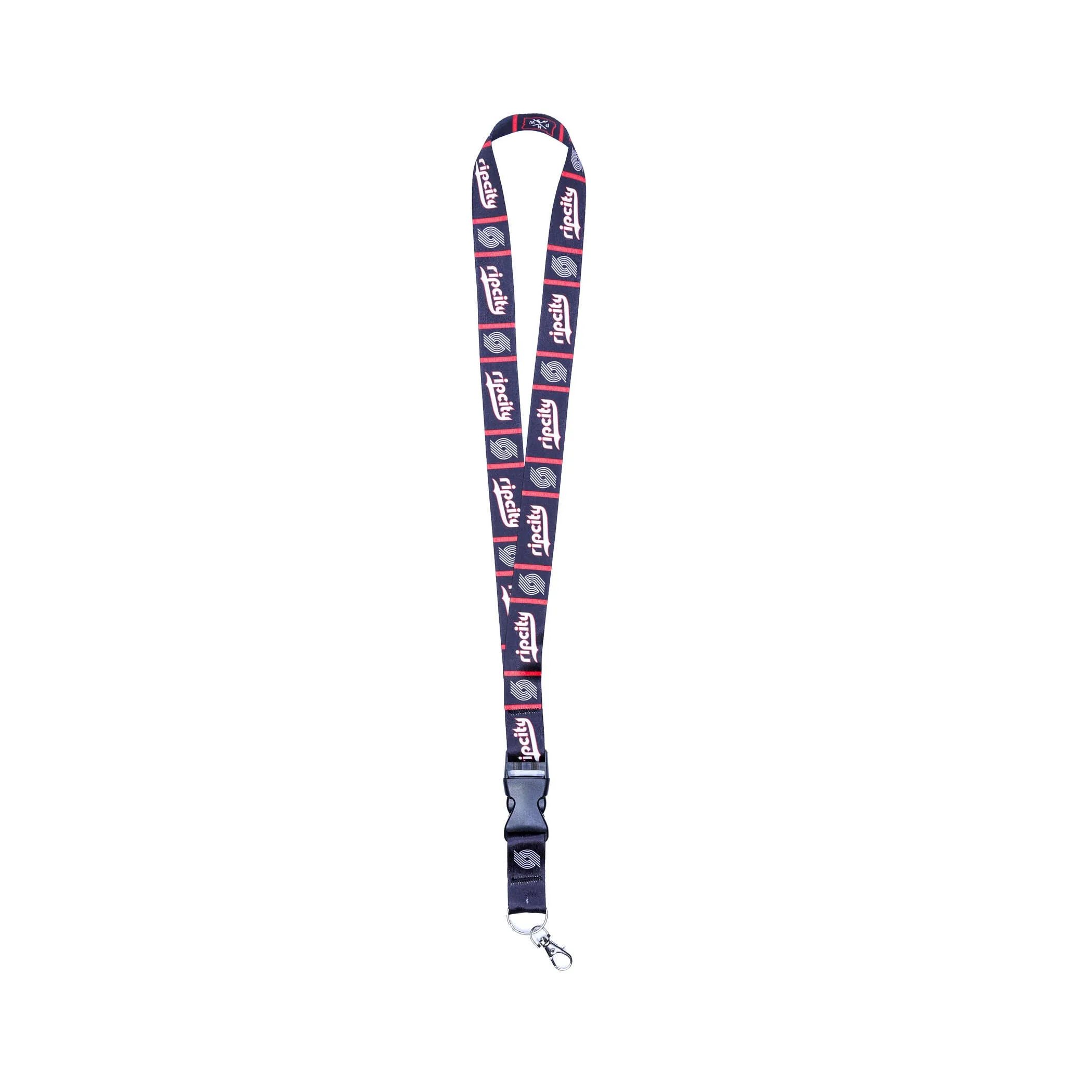 Portland Trail Blazers Peak Plaid City Detachable Lanyard