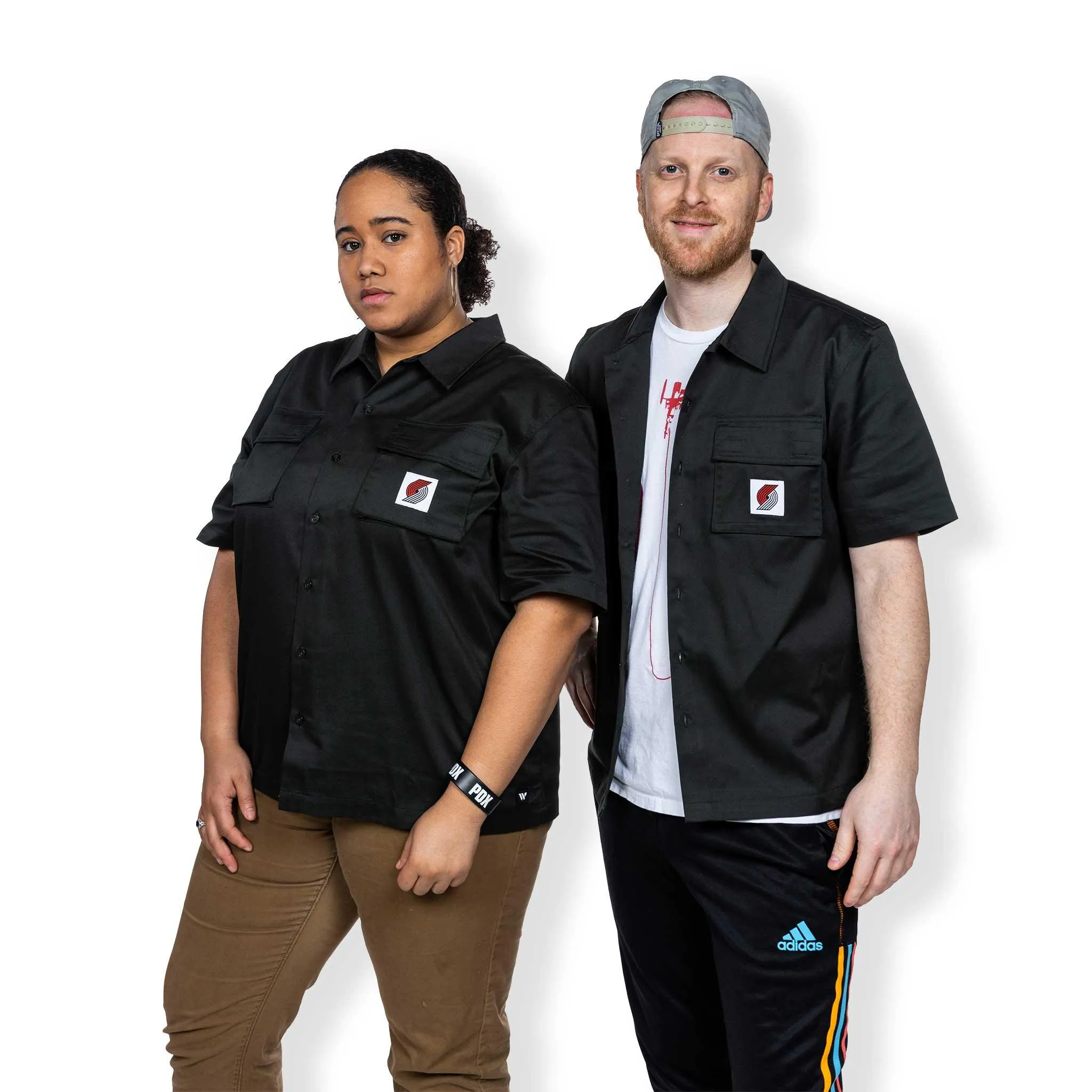 Portland Trail Blazers Wild Collective Pinwheel Utility Shirt