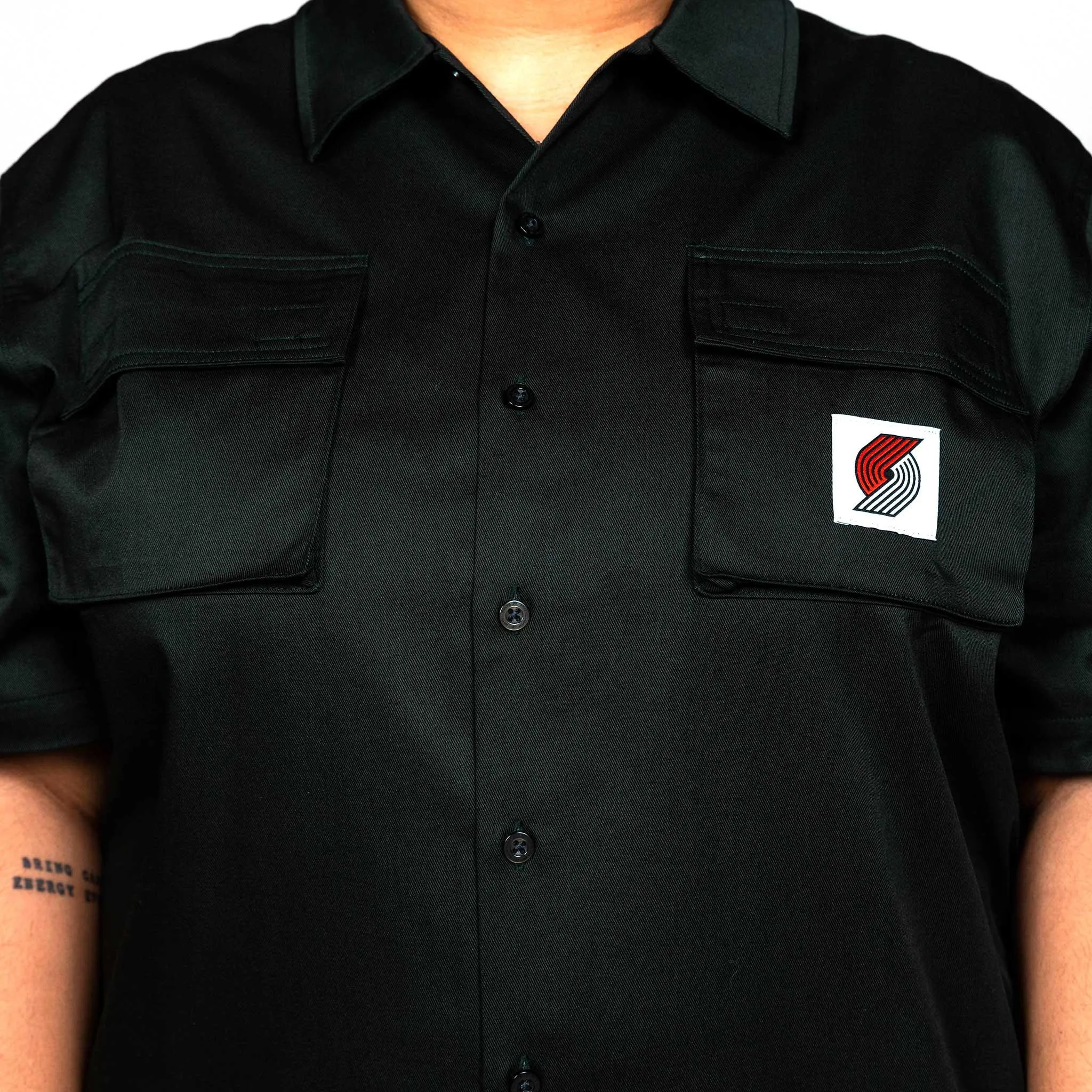 Portland Trail Blazers Wild Collective Pinwheel Utility Shirt