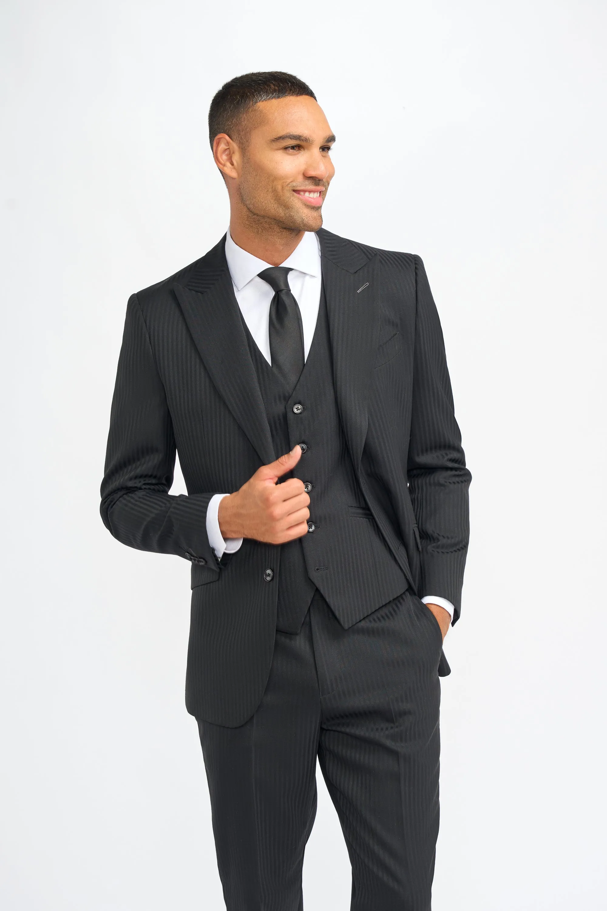 Roberto Black Three Piece Suit