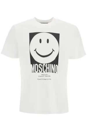 Smiley Print Organic Cotton T-Shirt