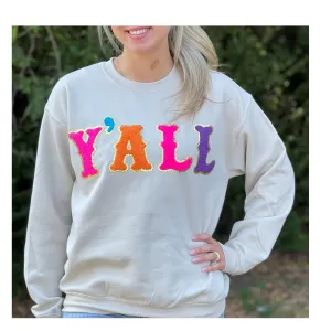 SW-6723 Y'all Sand Sweatshirt