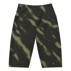 Tie Dye Biker Shorts- Green