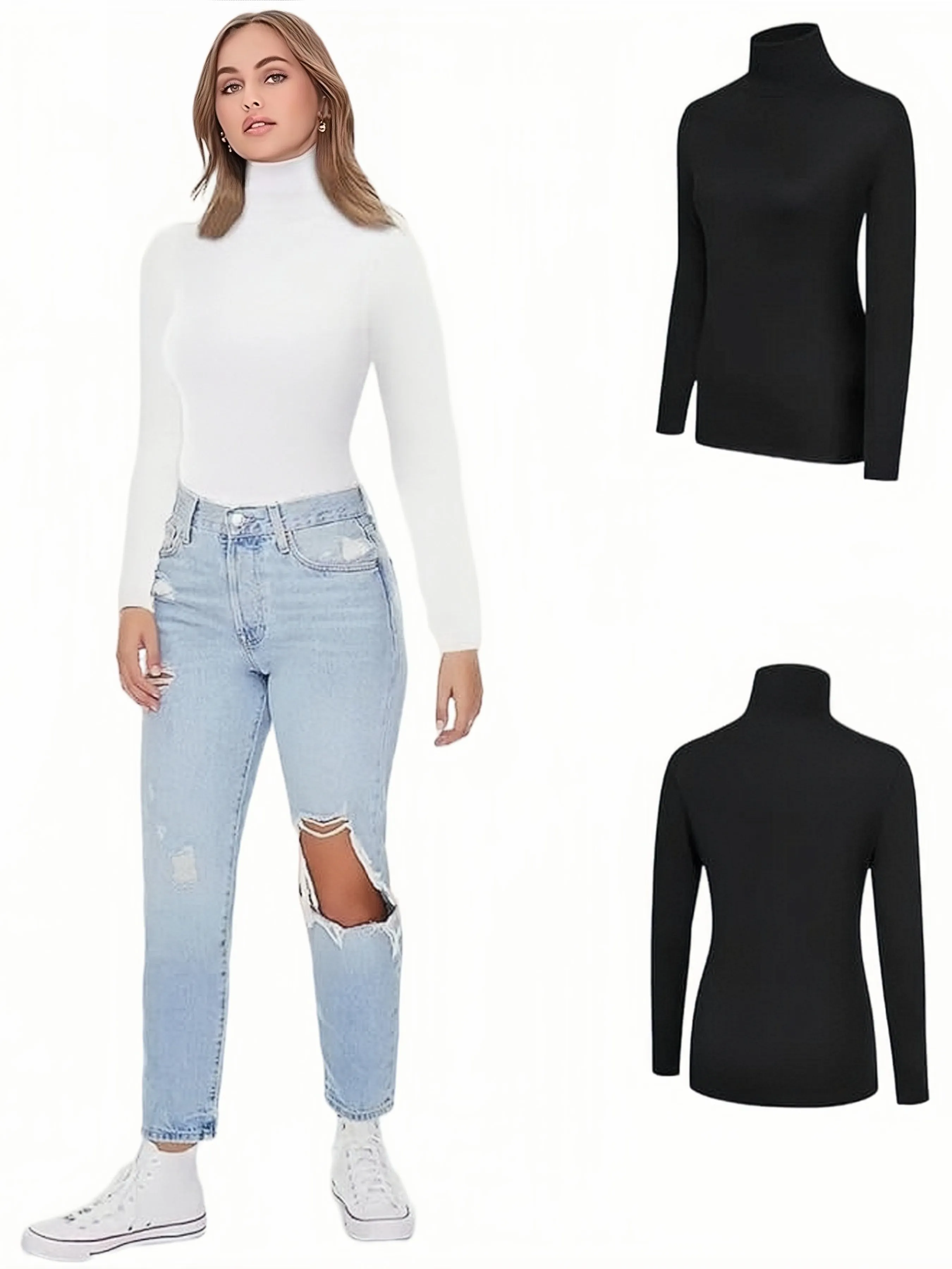 Trendy Turtleneck Tops Essential Spring  Fall Wardrobe Staples