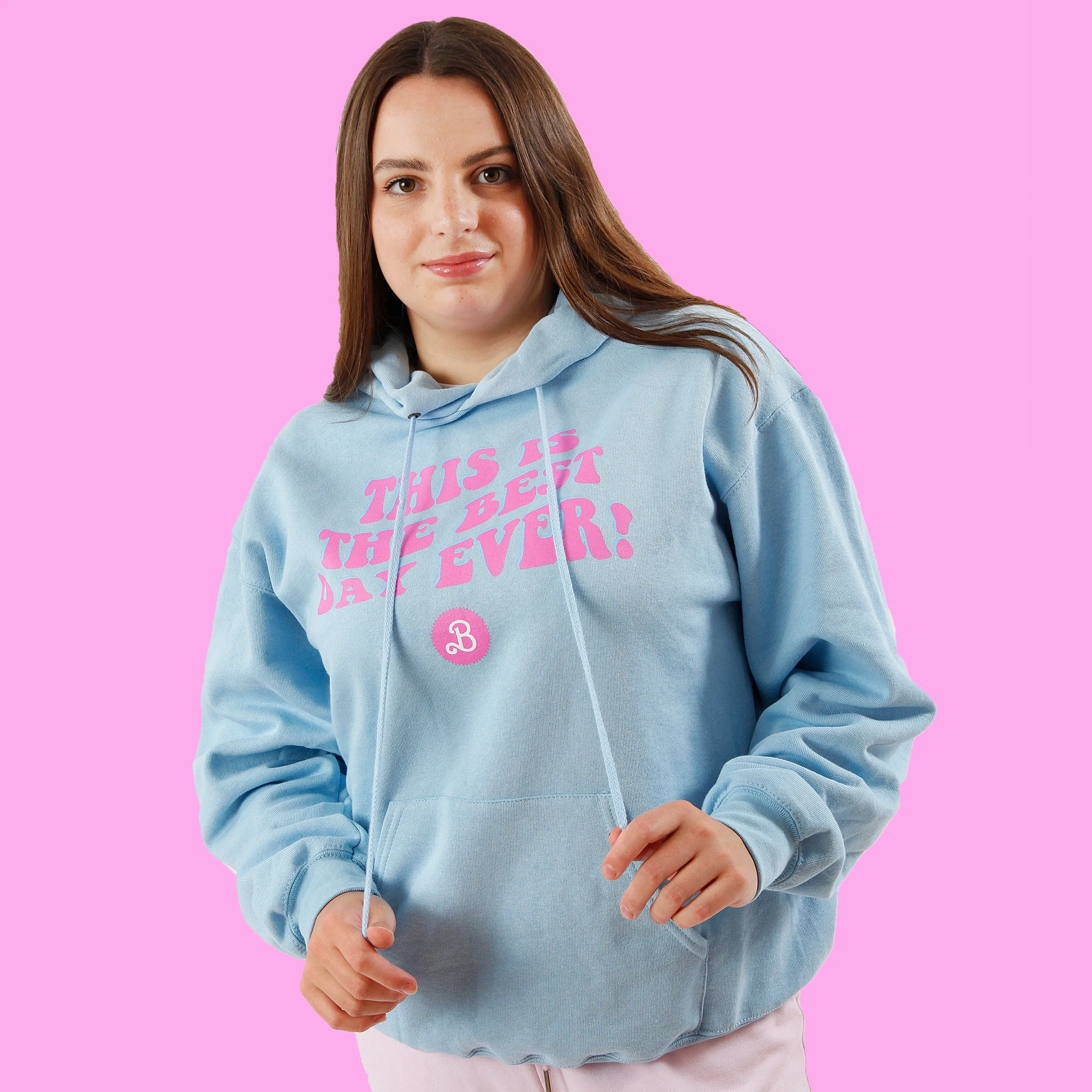 Womens Barbie Best Day Ever Hoodie